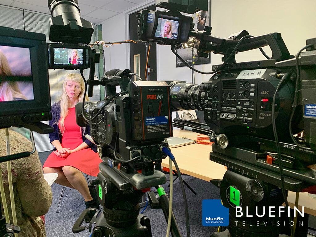 Bluefin TV Donna Youngs, Investigative Psychologist being interviewed for, ’New Scotland Yard Files'