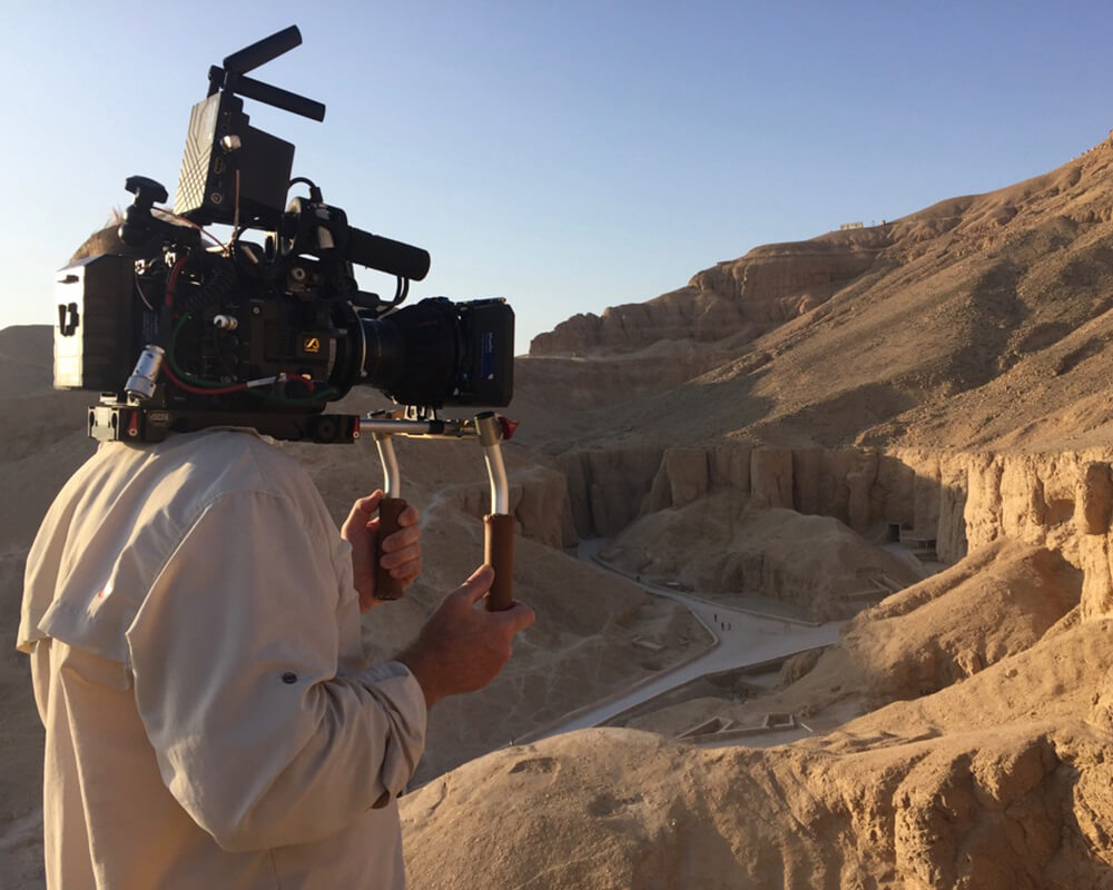 Bluefin TV on location in Egypt